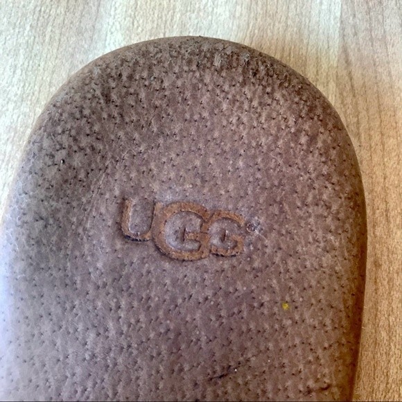 Leather UGG Annice Coral Pink Flip Flops size 8. - Picture 5 of 10